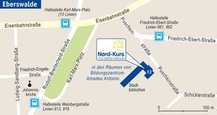 Anfahrt Eberswalde Anfahrt Eberswalde